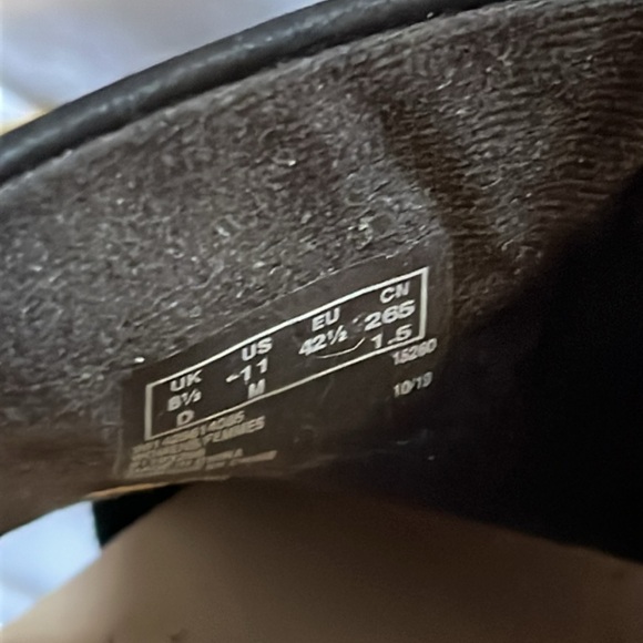 Clark’s wedge Sandela size 11 black - Picture 5 of 5